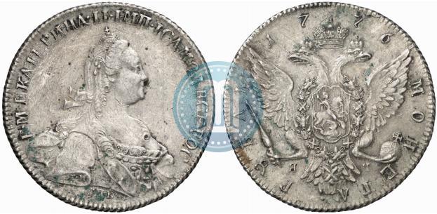 Picture 1 rouble 1776 year СПБ-ЯЧ 