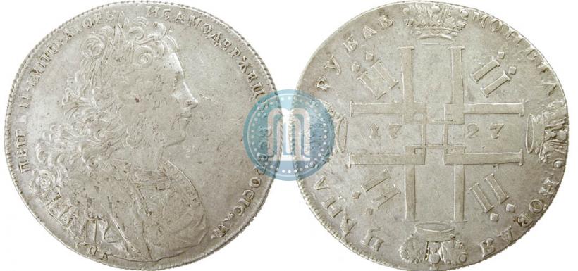 Picture 1 rouble 1727 year СПБ "Petersburg type"