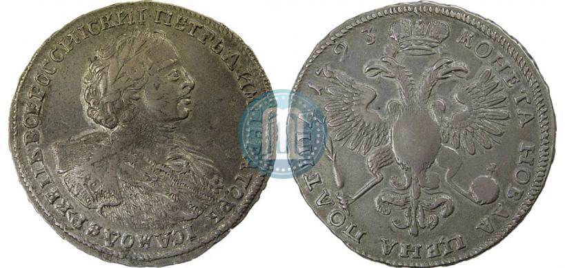 Picture Poltina 1723 year  "Portrait with ermine mantle"