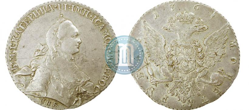 Picture 1 rouble 1764 year СПБ-ЯI 