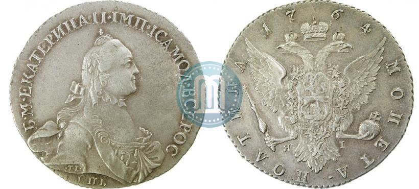 Фото Полтина 1764 года СПБ-ЯI 