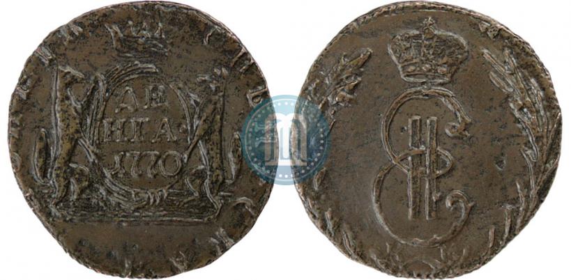 Фото Денга 1770 года КМ 