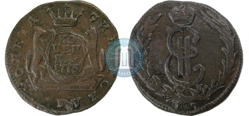 Picture 1 kopeck 1773 year КМ 