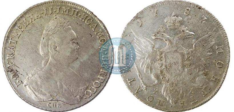Picture Poltina 1787 year СПБ-ЯА 