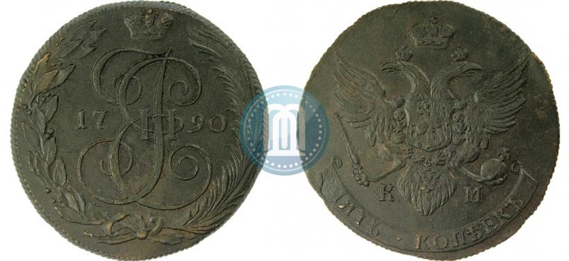 Picture 5 kopecks 1790 year КМ 