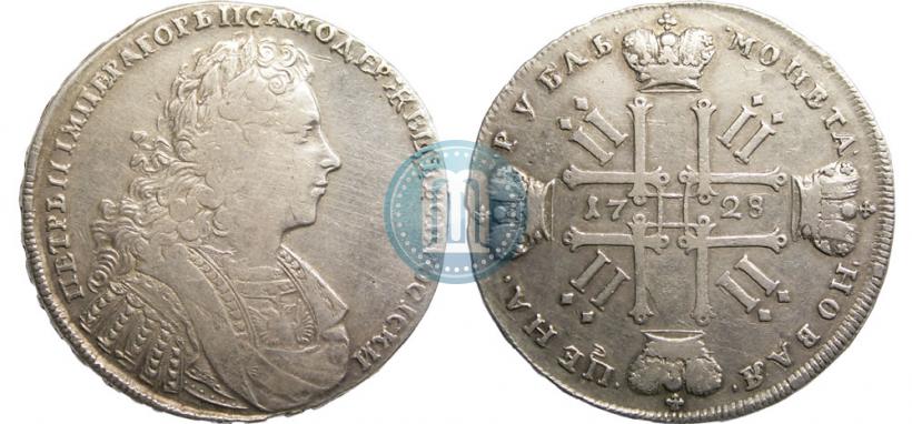 Picture 1 rouble 1728 year  "Type of 1728"