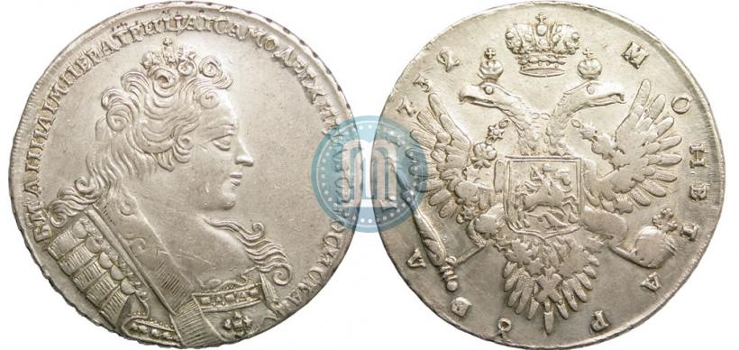 Picture 1 rouble 1732 year  