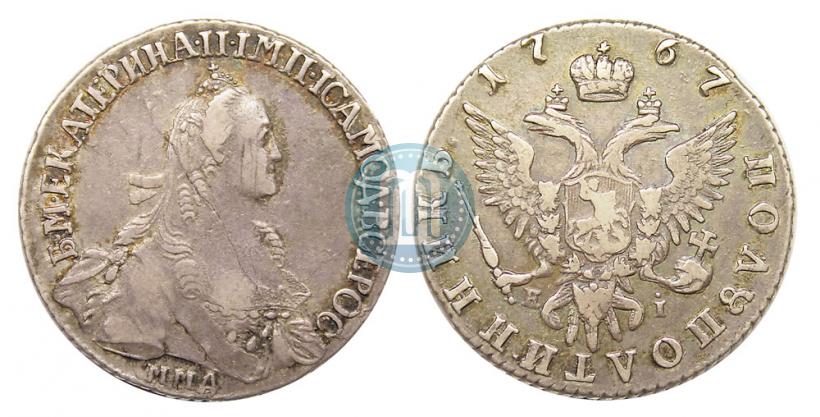 Фото Полуполтинник 1767 года ММД-EI 
