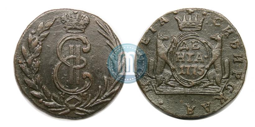 Фото Денга 1775 года КМ 
