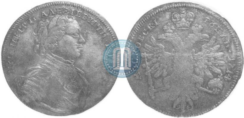 Picture 1 rouble 1714 year  