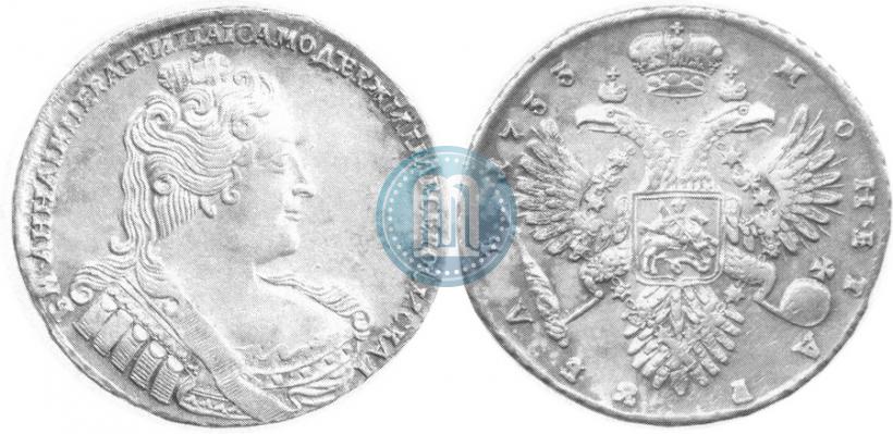 Picture 1 rouble 1733 year  