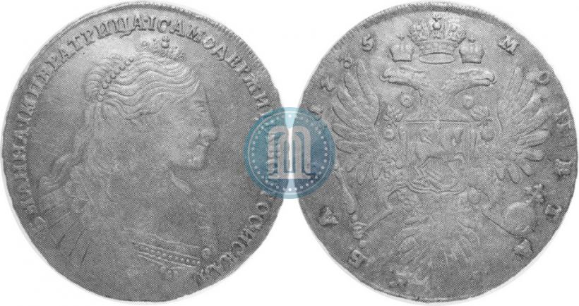 Picture 1 rouble 1735 year  