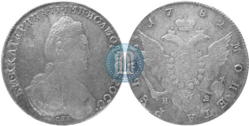 Picture 1 rouble 1782 year СПБ-ИЗ 