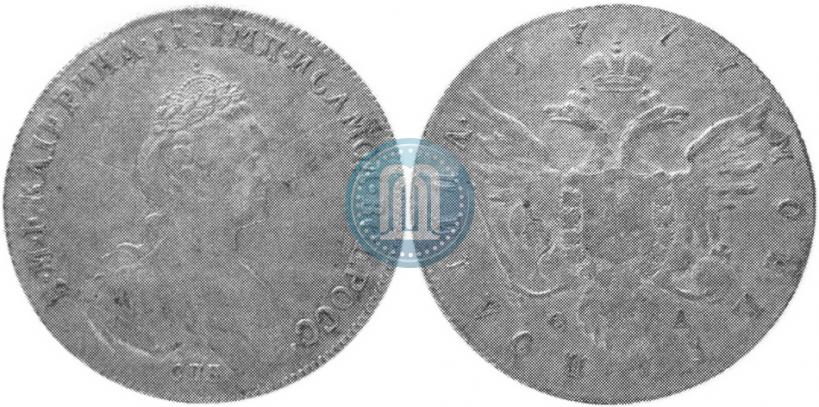 Фото Полтина 1777 года СПБ-ФЛ 