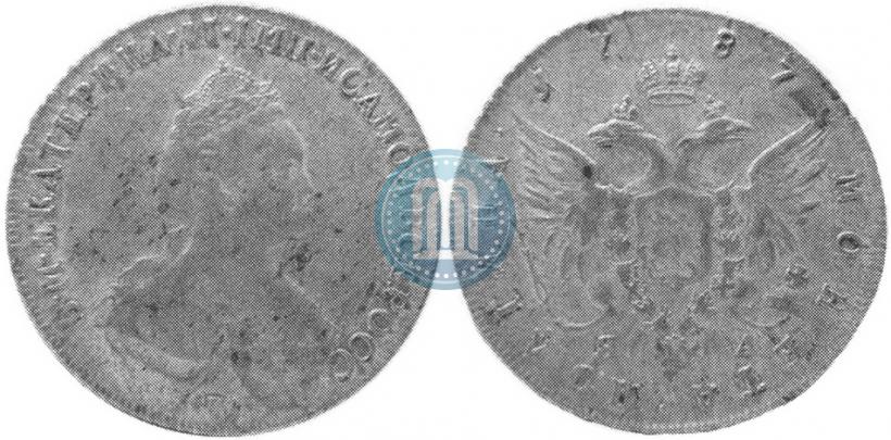 Picture Poltina 1787 year СПБ-ЯА 