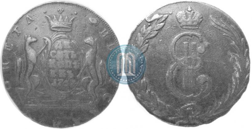 Picture 10 kopecks 1767 year  