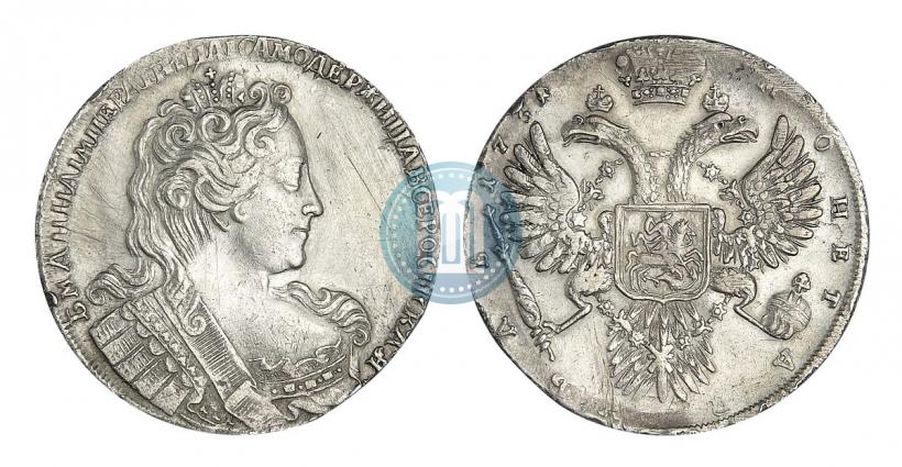 Фото 1 рубль 1731 года  