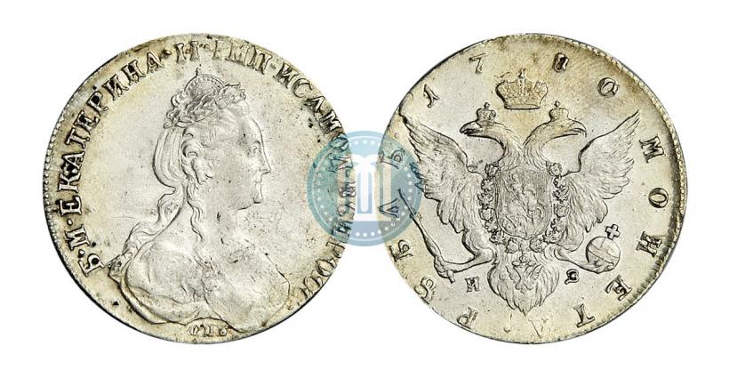 Picture 1 rouble 1780 year СПБ-ИЗ 