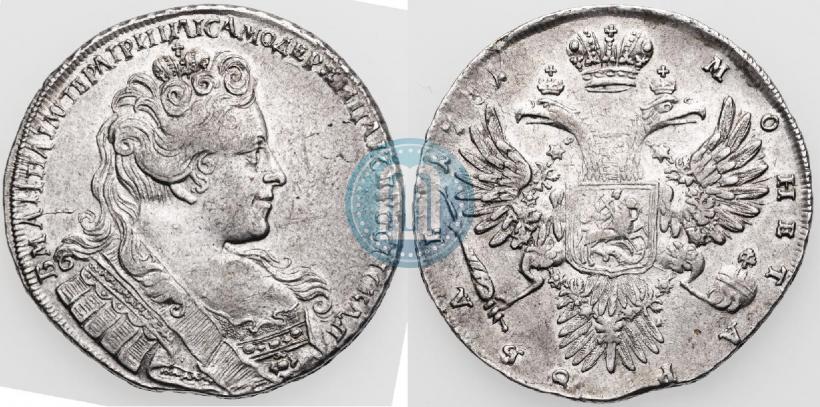 Picture 1 rouble 1731 year  