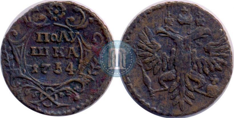 Picture Polushka 1734 year  