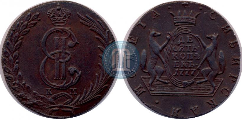 Picture 10 kopecks 1777 year КМ 