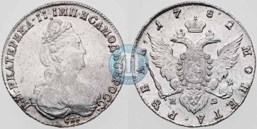 Picture 1 rouble 1782 year СПБ-ИЗ 