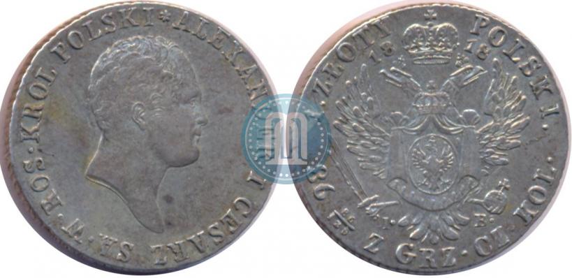 Picture 1 złoty 1818 year IB 