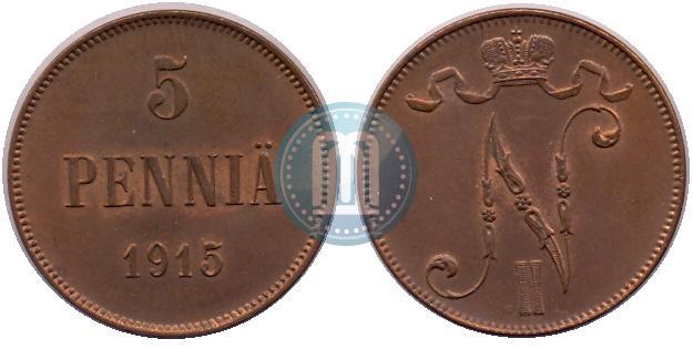 Фото 5 пенни 1915 года  