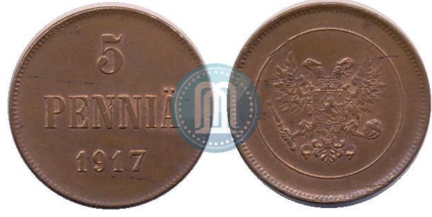 Фото 5 пенни 1917 года  