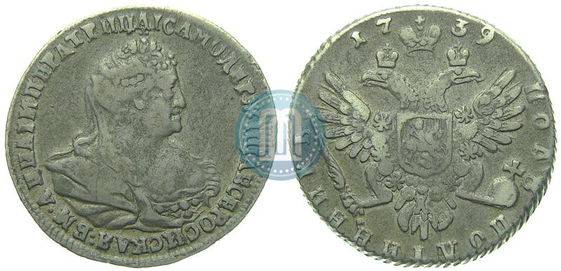 Фото Полуполтинник 1739 года  