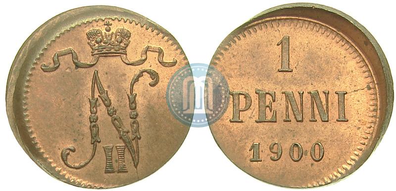 Picture 1 penni 1900 year  