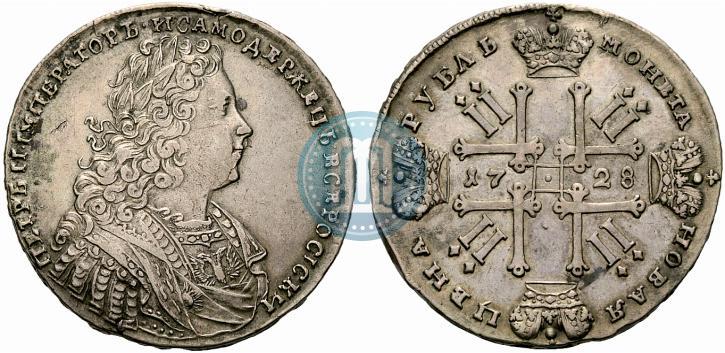 Picture 1 rouble 1728 year  "Type of 1728"