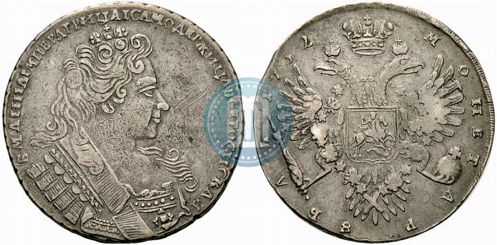 Фото 1 рубль 1732 года  