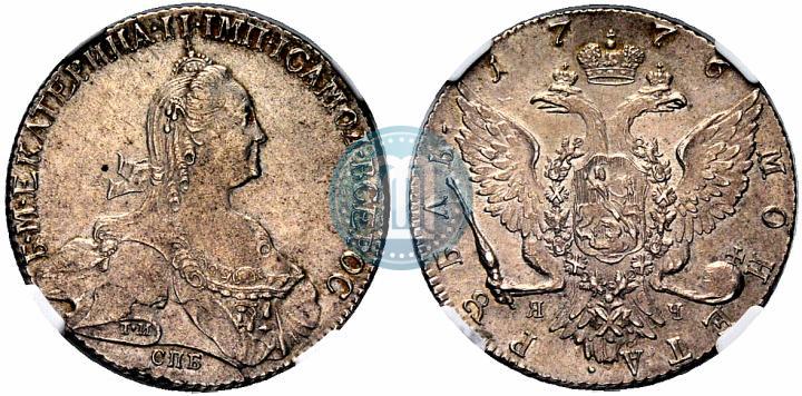 Picture 1 rouble 1776 year СПБ-ЯЧ 