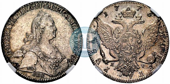 Picture 1 rouble 1776 year СПБ-ЯЧ 