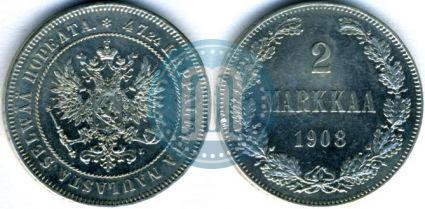Picture 2 markkaa 1908 year L 