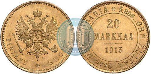 Picture 20 markkaa 1913 year S 