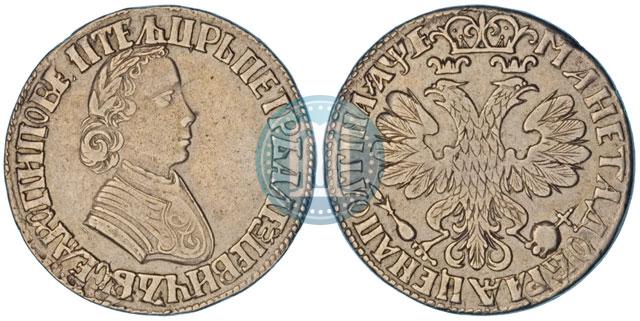 Picture Poltina 1705 year  "Portrait by F. Alekseev"
