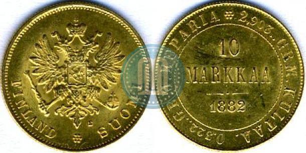 Picture 10 markkaa 1882 year S 