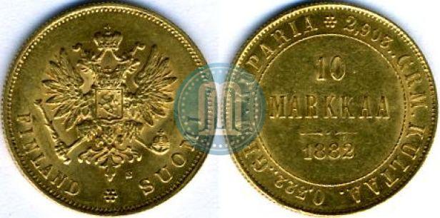Picture 10 markkaa 1882 year S 
