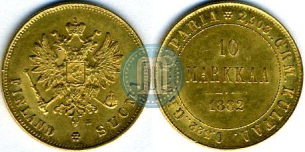Picture 10 markkaa 1882 year S 