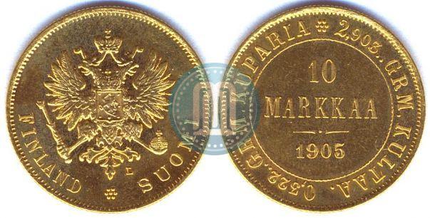 Picture 10 markkaa 1905 year L 