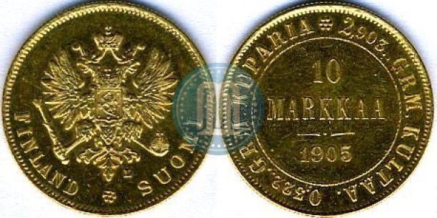 Picture 10 markkaa 1905 year L 