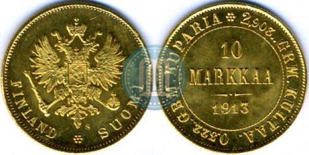 Picture 10 markkaa 1913 year S 