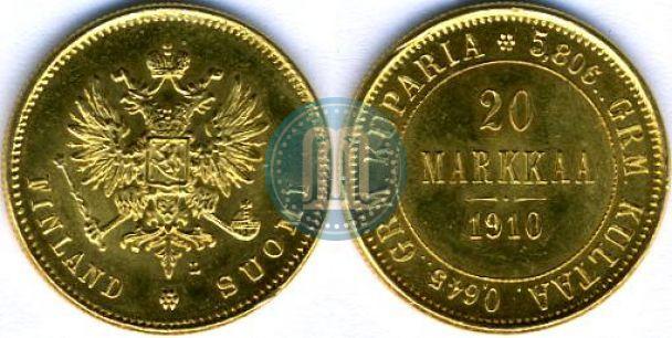 Picture 20 markkaa 1910 year L 