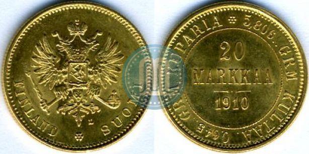 Picture 20 markkaa 1910 year L 