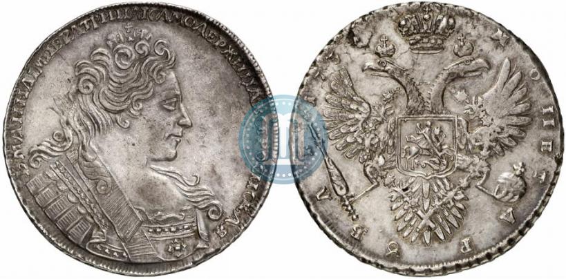 Фото 1 рубль 1731 года  
