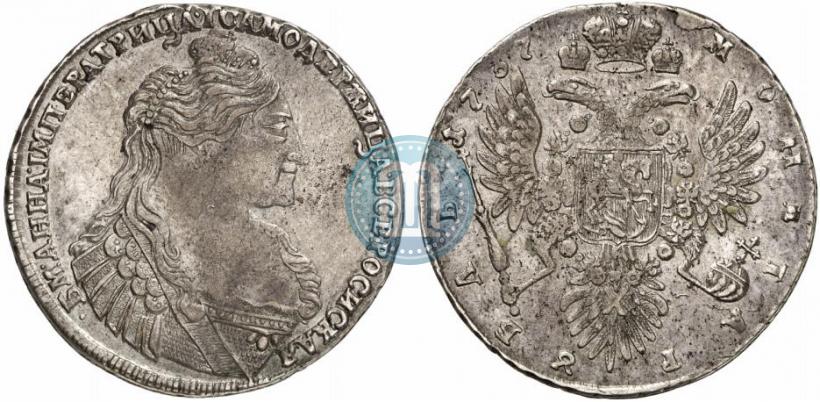 Picture 1 rouble 1737 year  "Type of 1735"