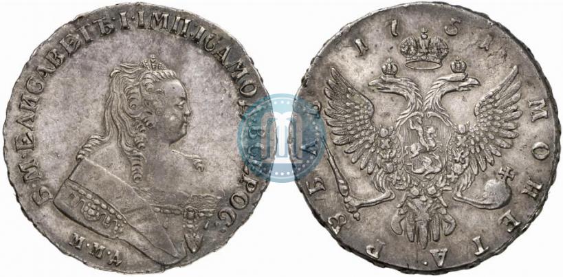 Picture 1 rouble 1751 year ММД 