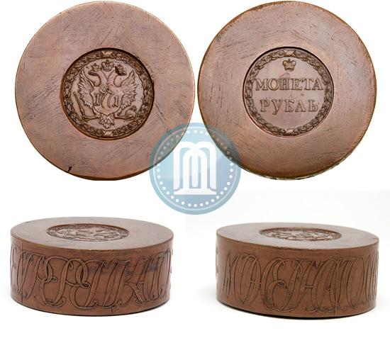 Picture 1 rouble 1771 year  "Sestroretsk roubles"